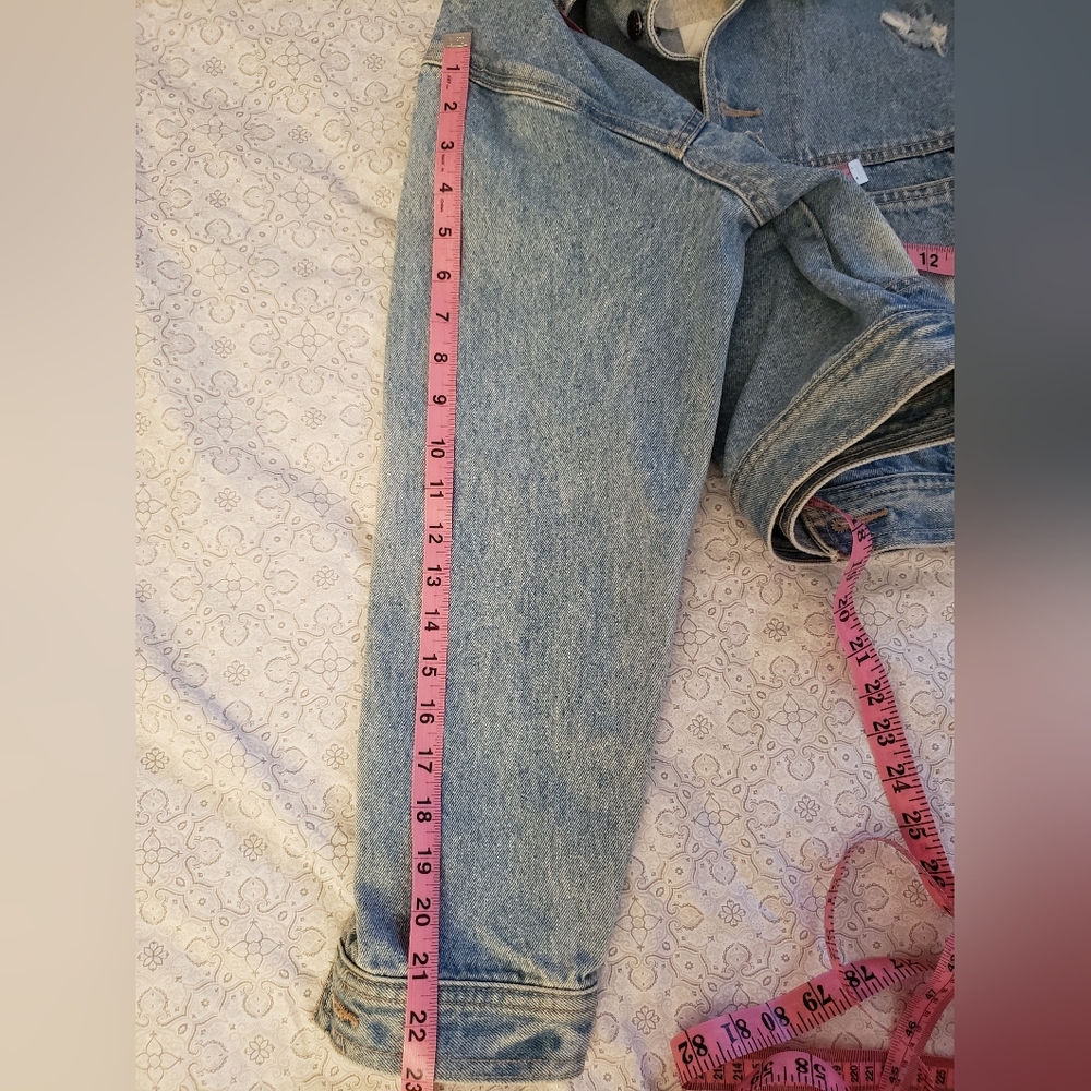 Distressed Denim Jacket - Picture 6 of 8